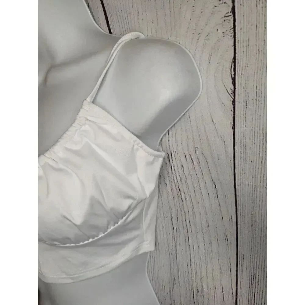 Women's Drawstring Crop Top Small - Picture 3 of 4